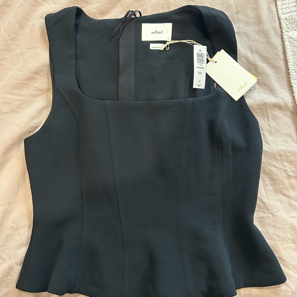 Aritzia Black Top